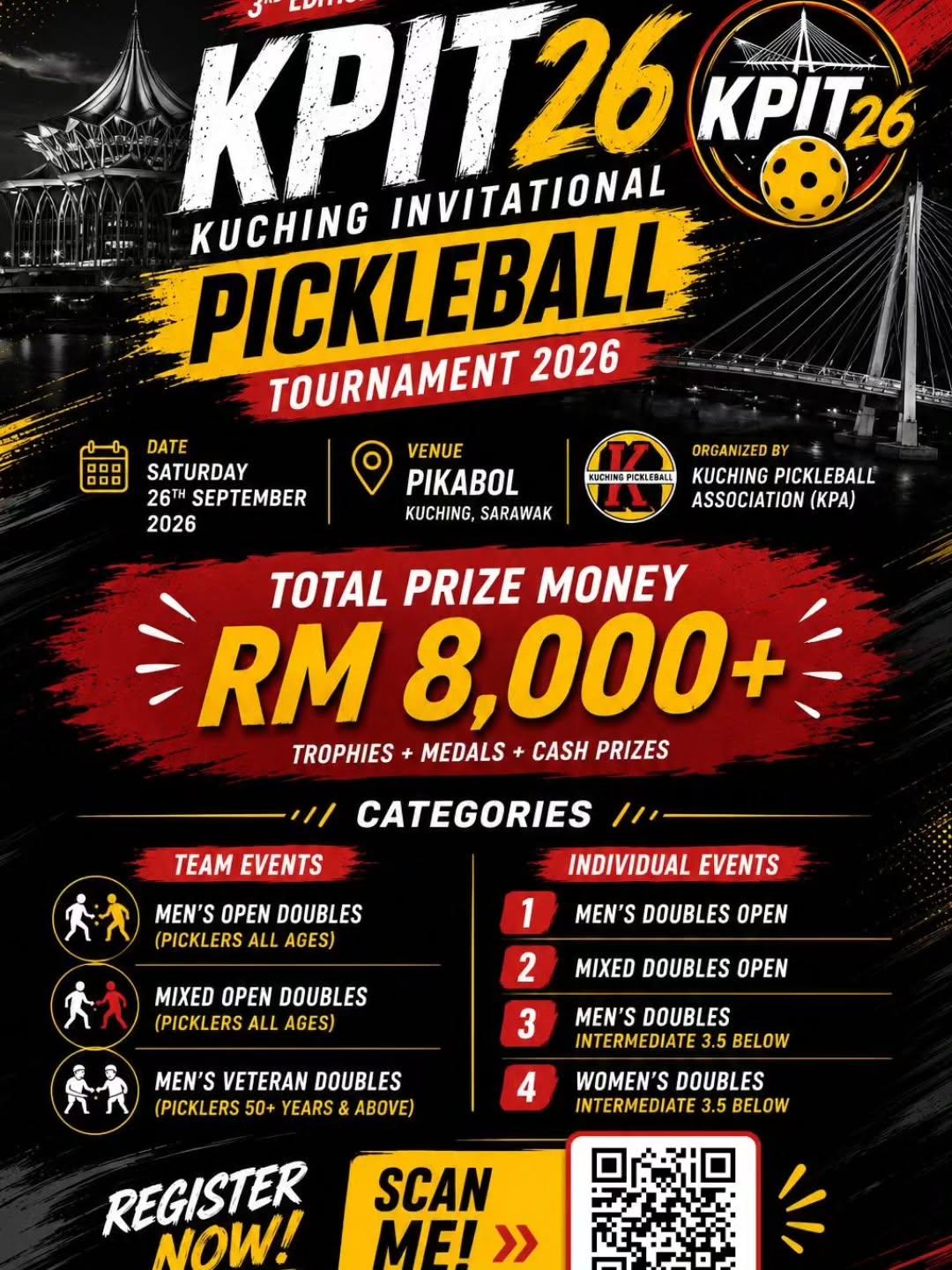 Pikabol Kuching pickleball facility