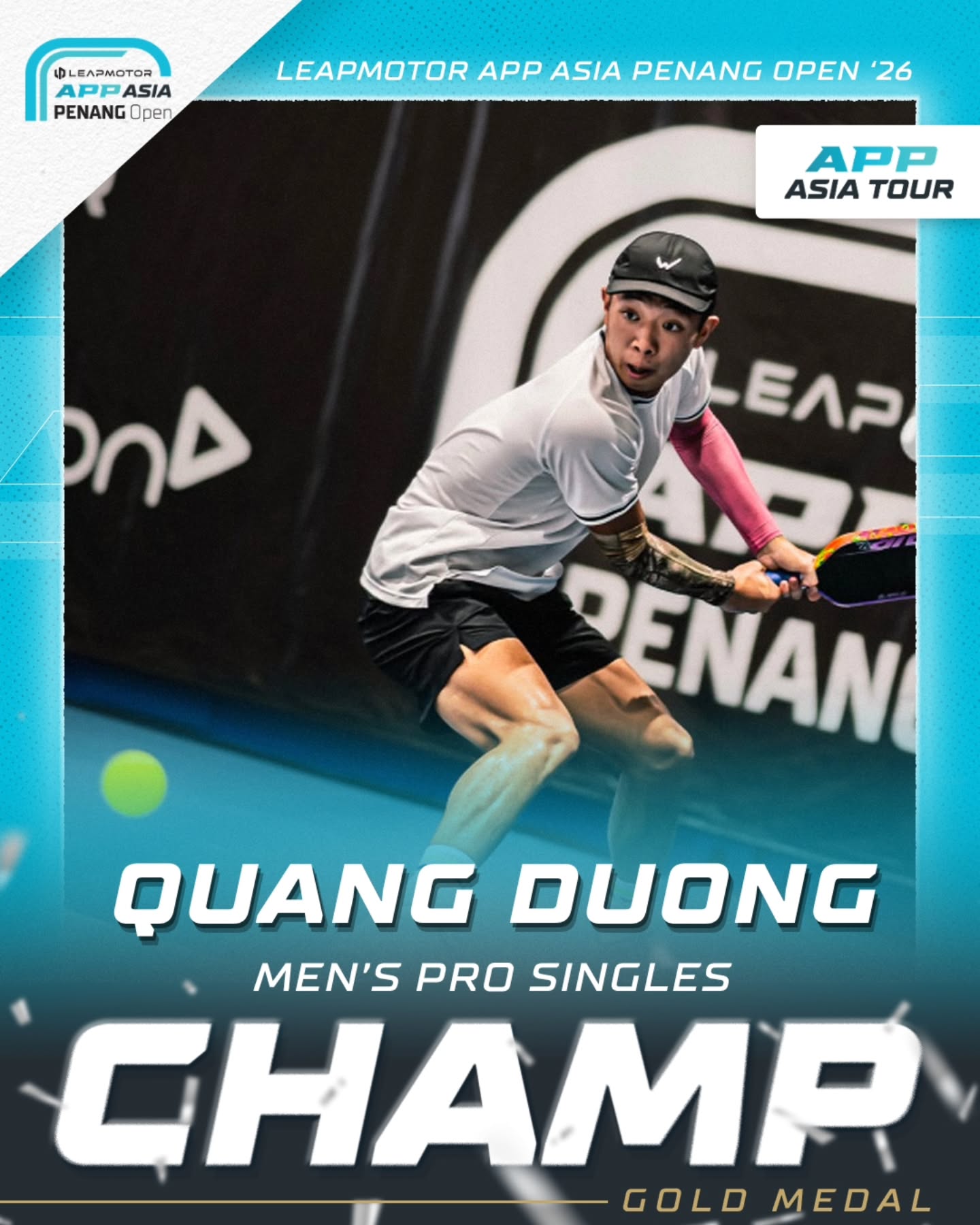 Quang Duong's Men's Singles championship moment