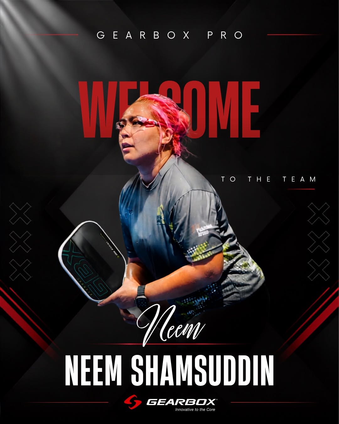 Neem Shamsuddin welcomed to the Gearbox team.