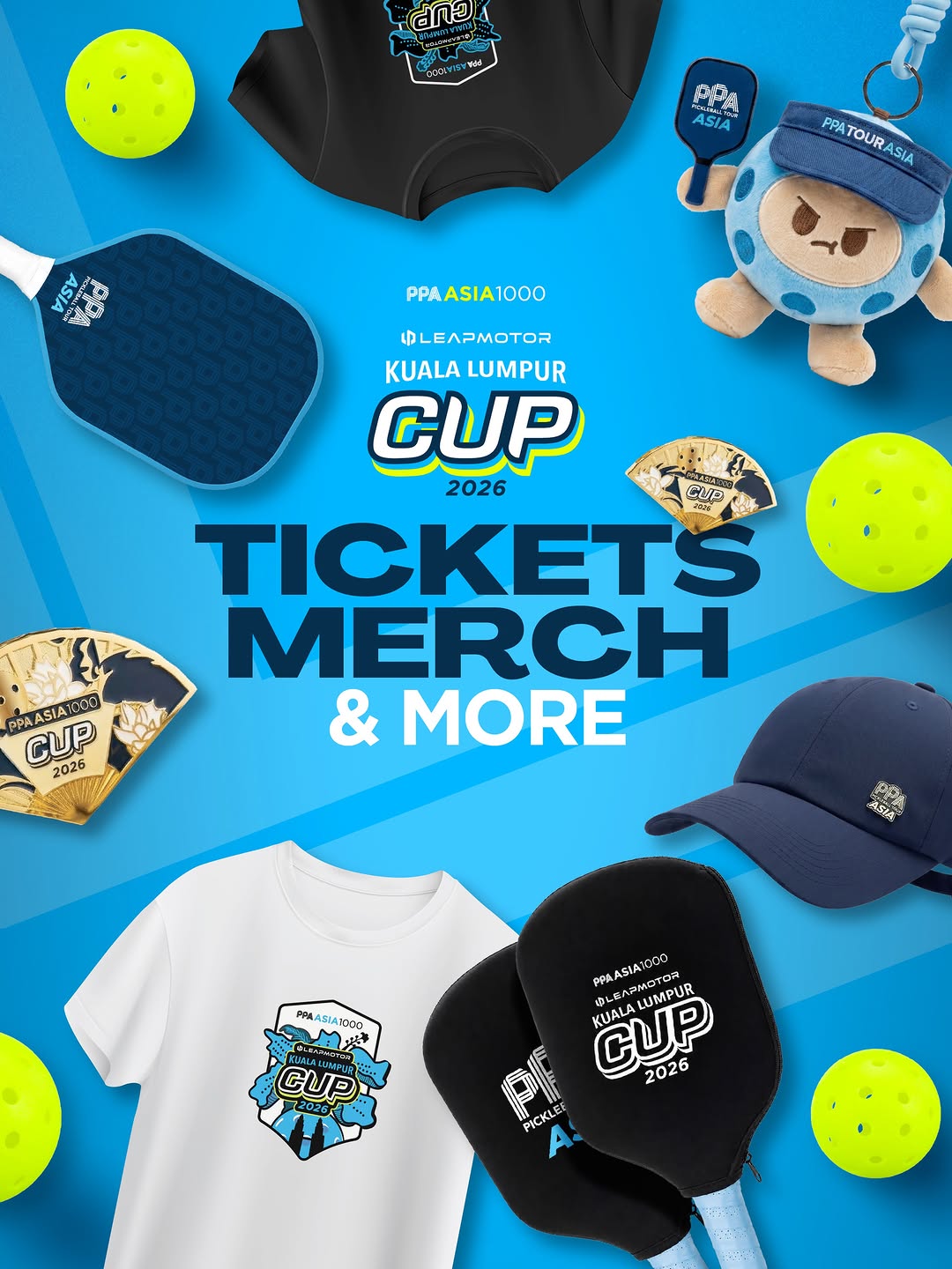 Leapmotor Kuala Lumpur Cup 2026 tickets and merchandise now on sale, PPA Asia 1000.