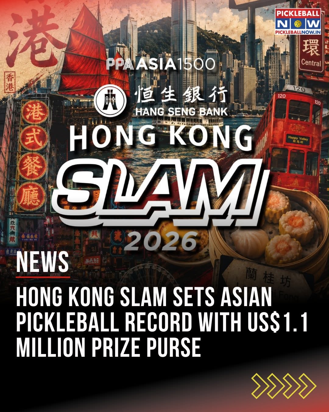 Hang Seng Bank Hong Kong Slam 2026 announcement graphic