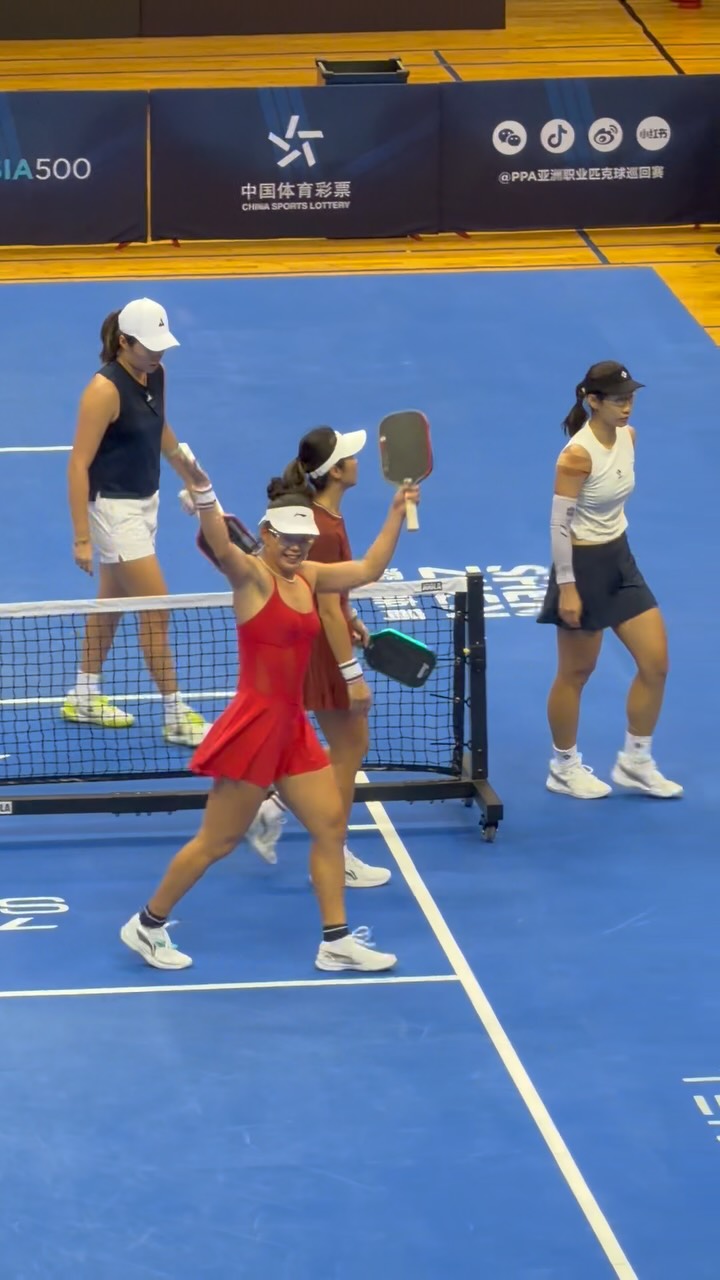 PPA Asia 500 court signage at the Skechers Shenzhen Open