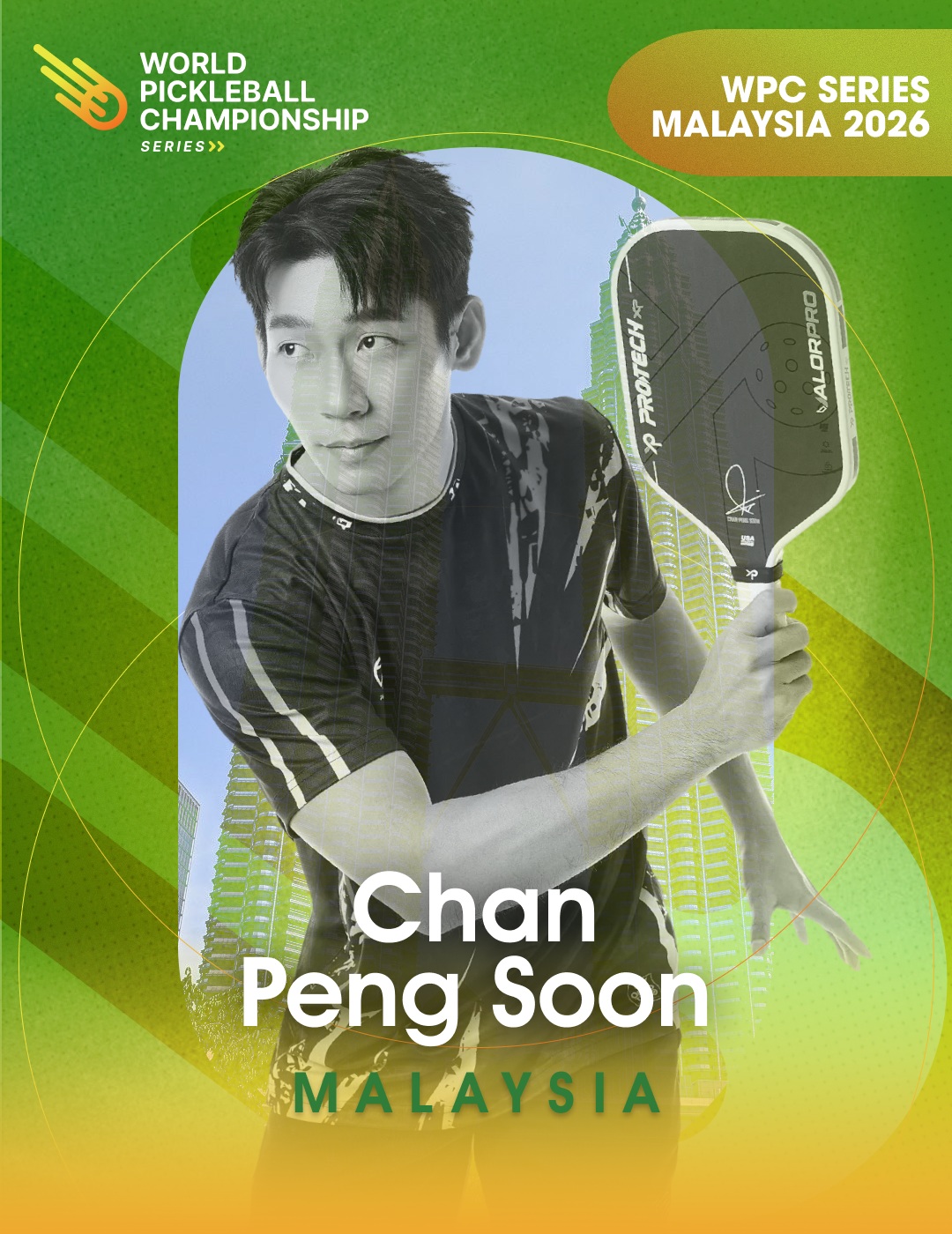 Chan Peng Soon, Olympic silver medallist, competing at WPC Series Malaysia 2026, sponsored by Protech XP