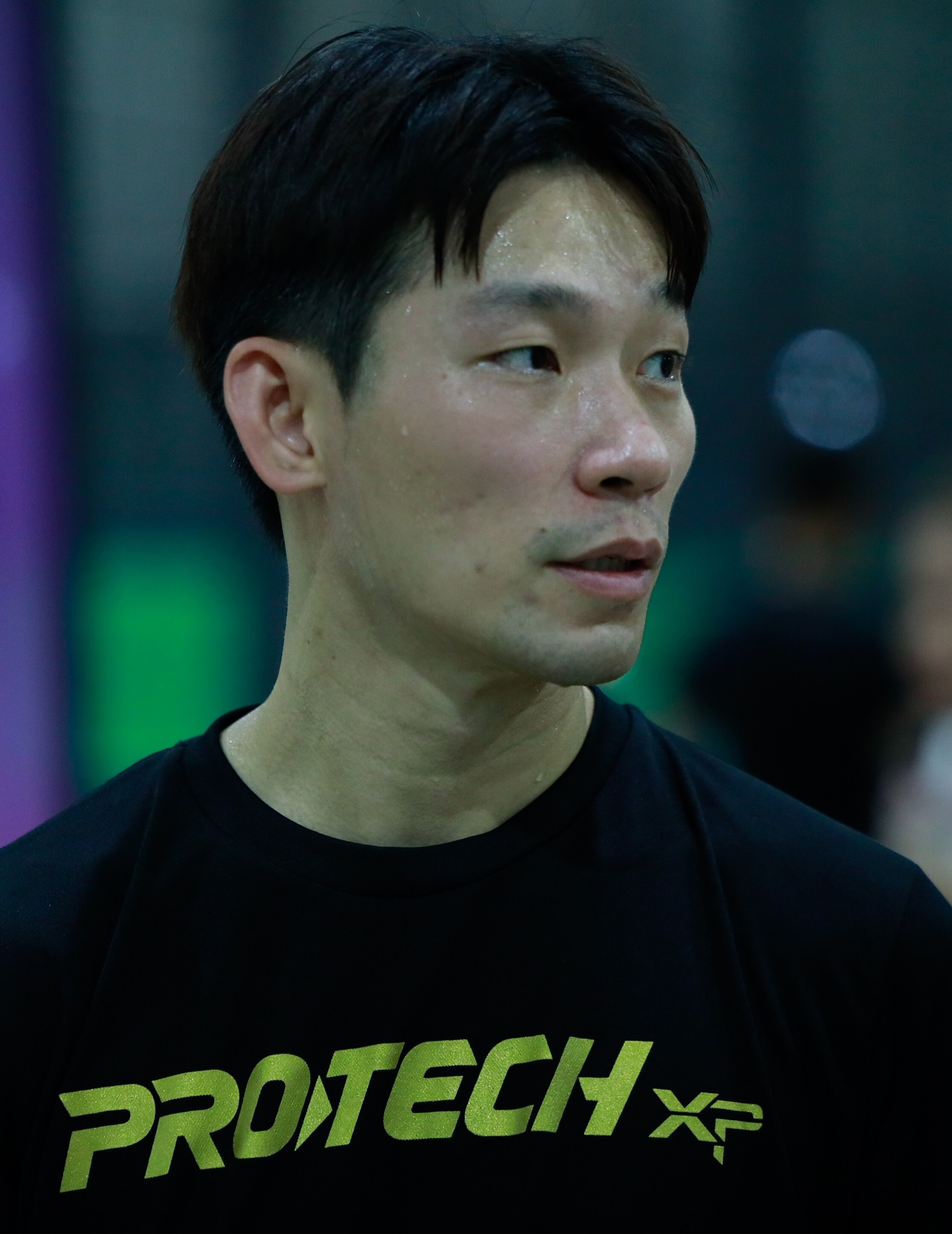 Chan Peng Soon training on court, sponsored by Protech XP, ahead of WPC Series Malaysia 2026