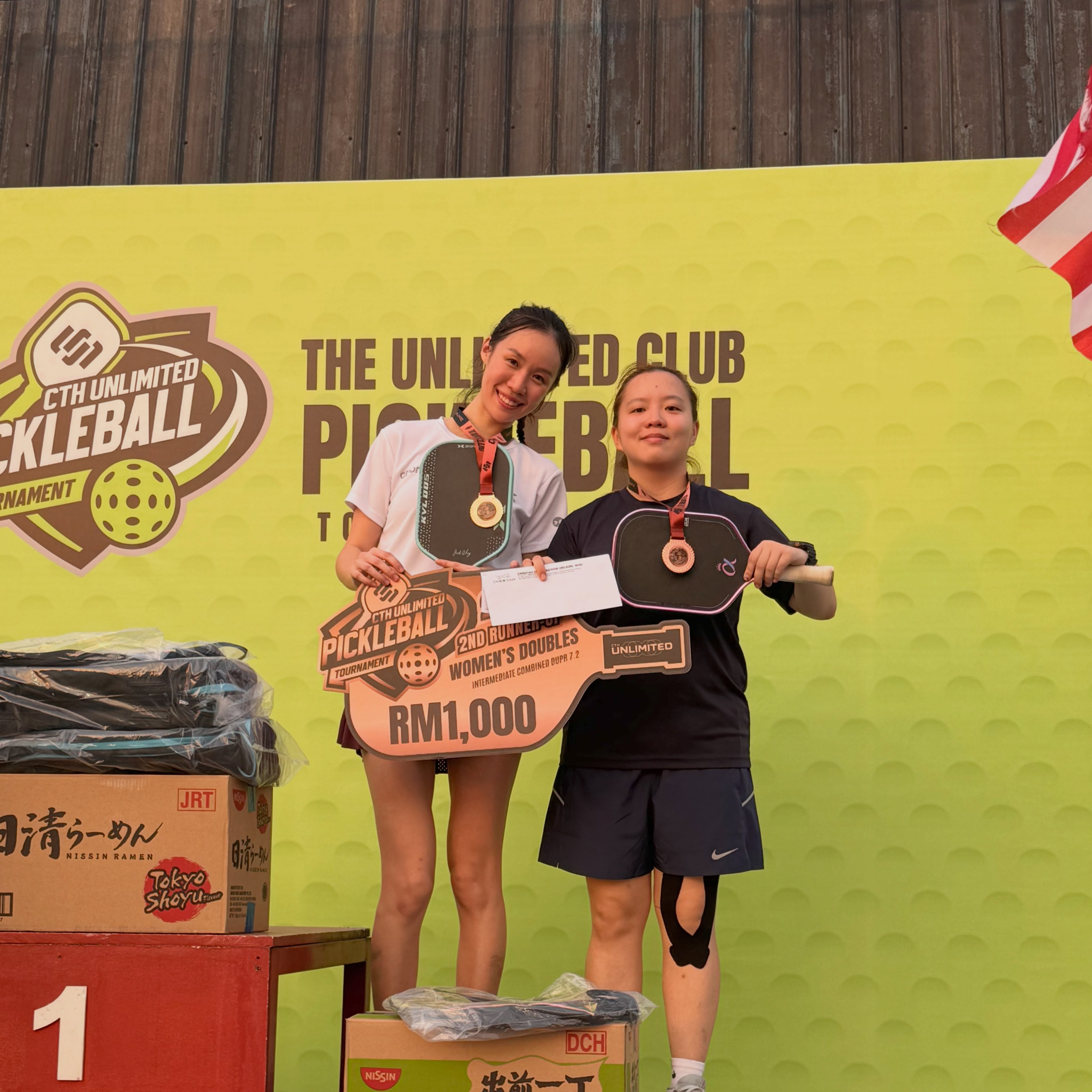 Choong Kai Le bronze medal finish at CTH Unlimited Pickleball Tournament