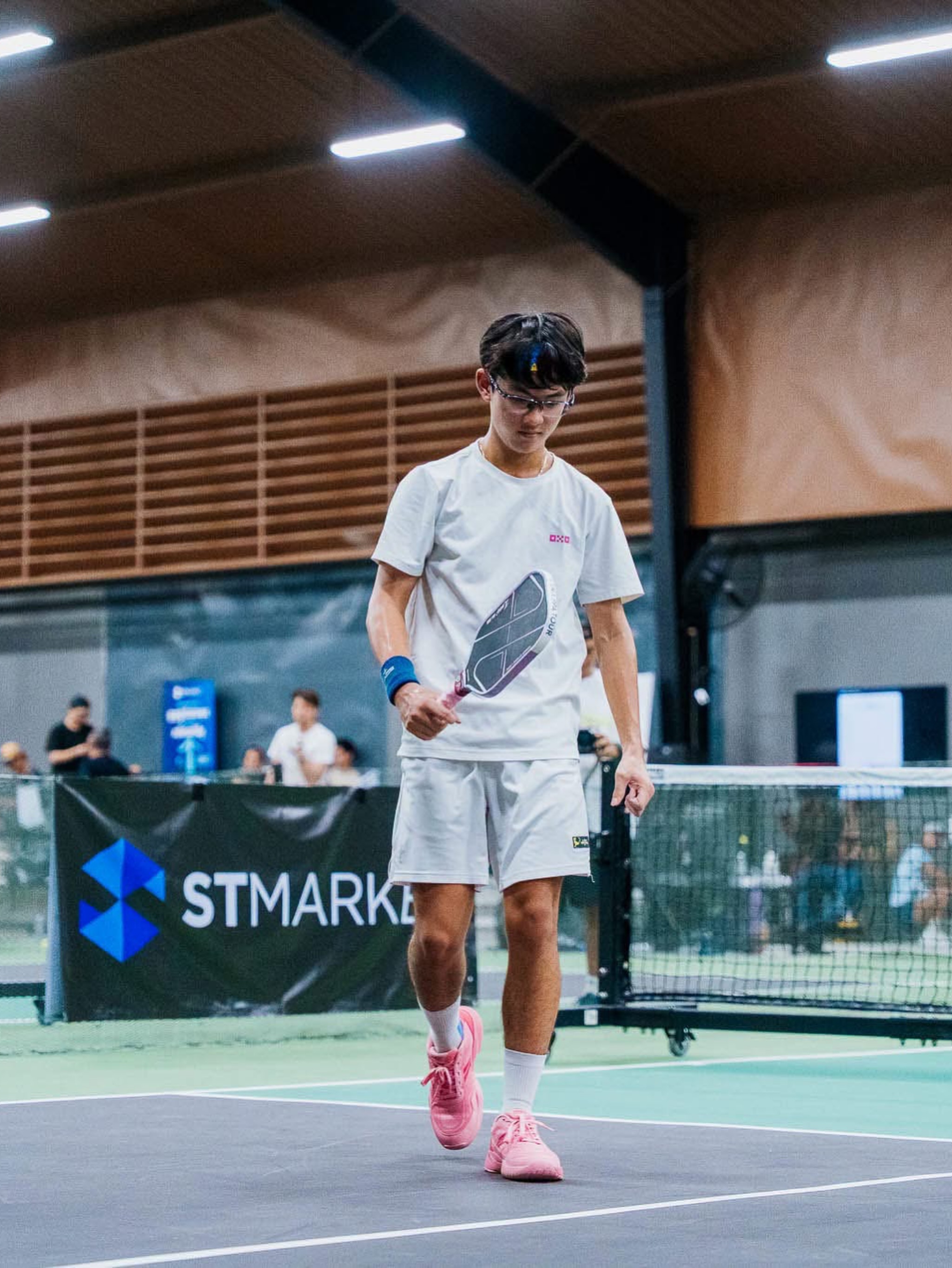 Rex Thais on court during the Cambodia tournament