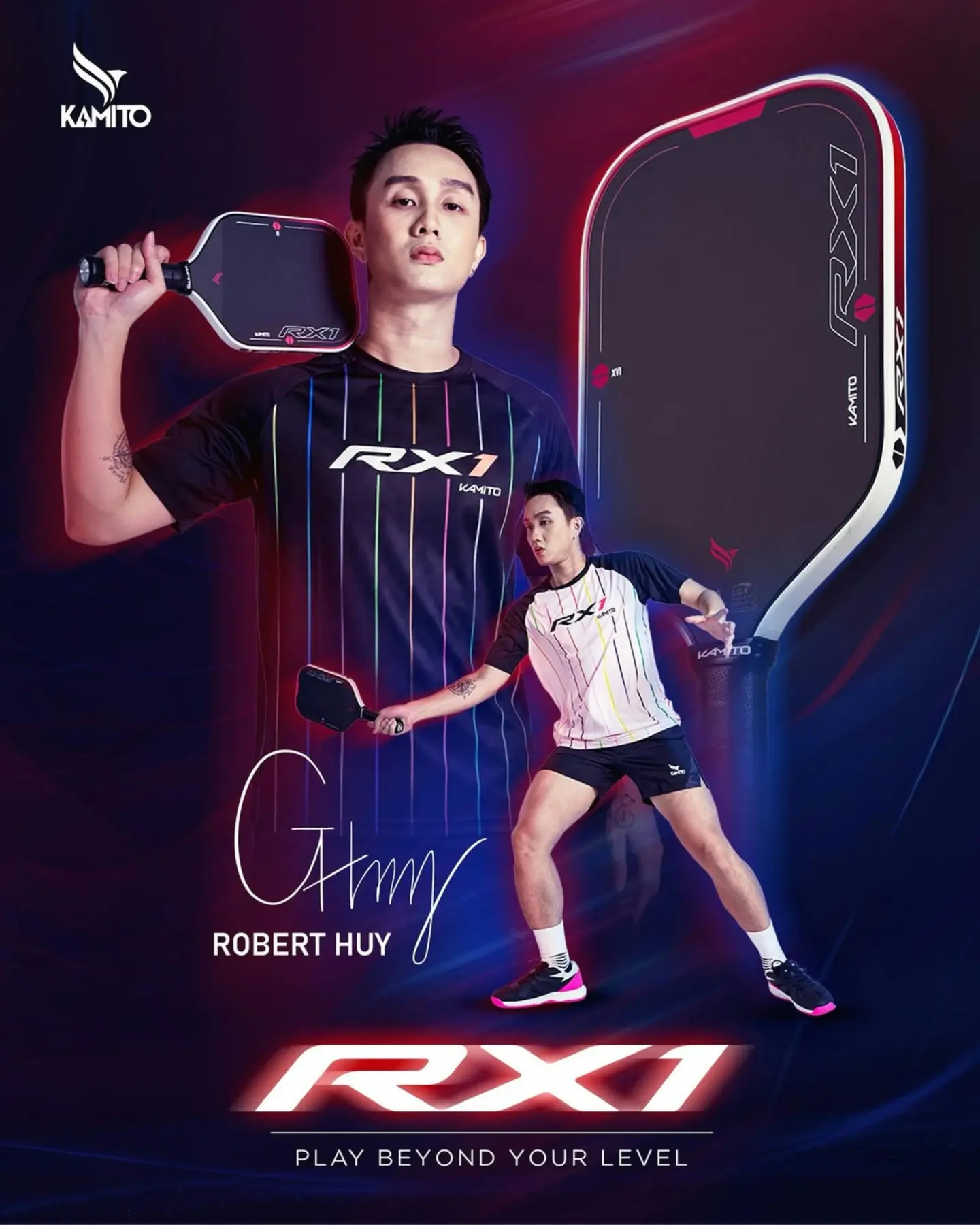 Robert Huy, named a KAMITO RX1 Ambassador on 31 August alongside Tong Nhat Minh and Rob Stirling.