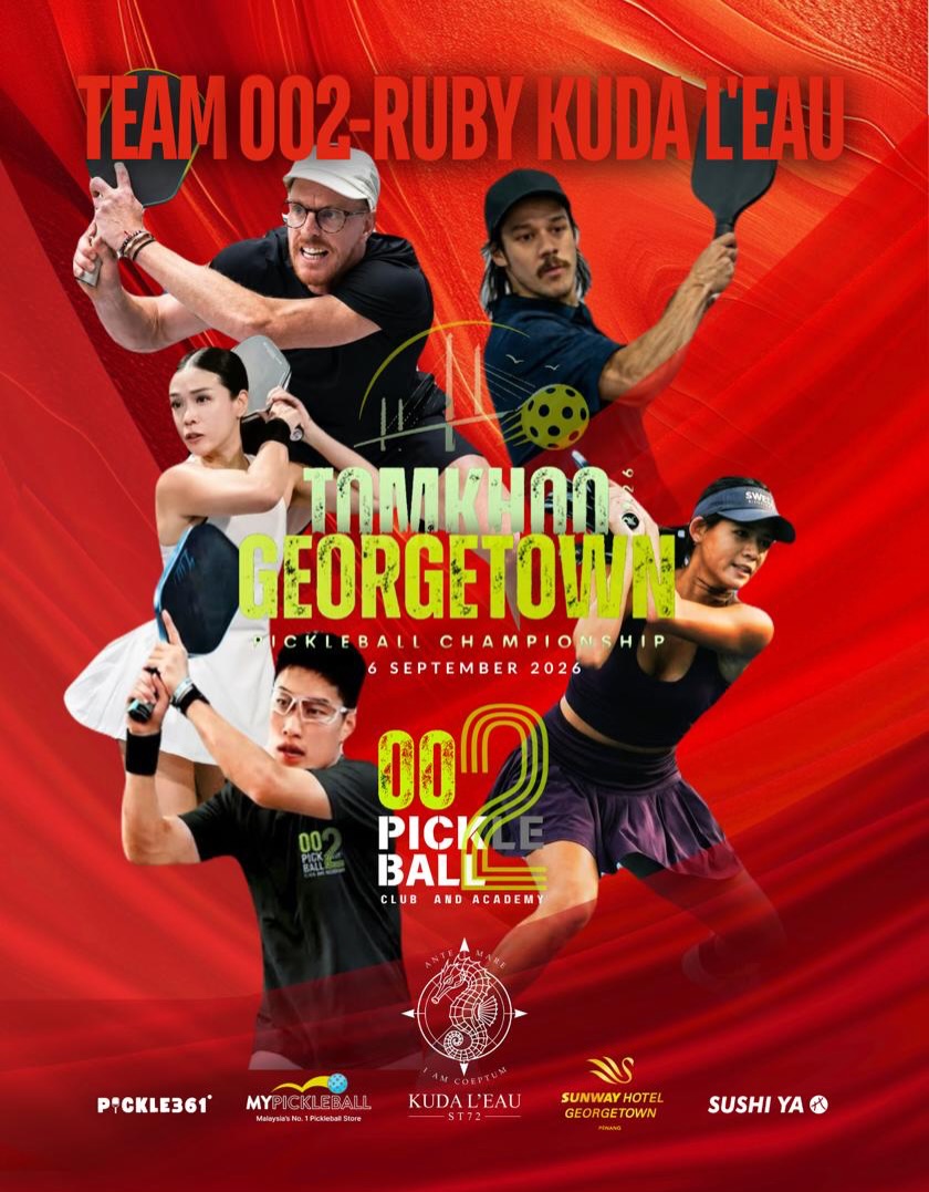 Team 002 Ruby Kuda L'Eau roster for the Tom Khoo Georgetown Pickleball Championship