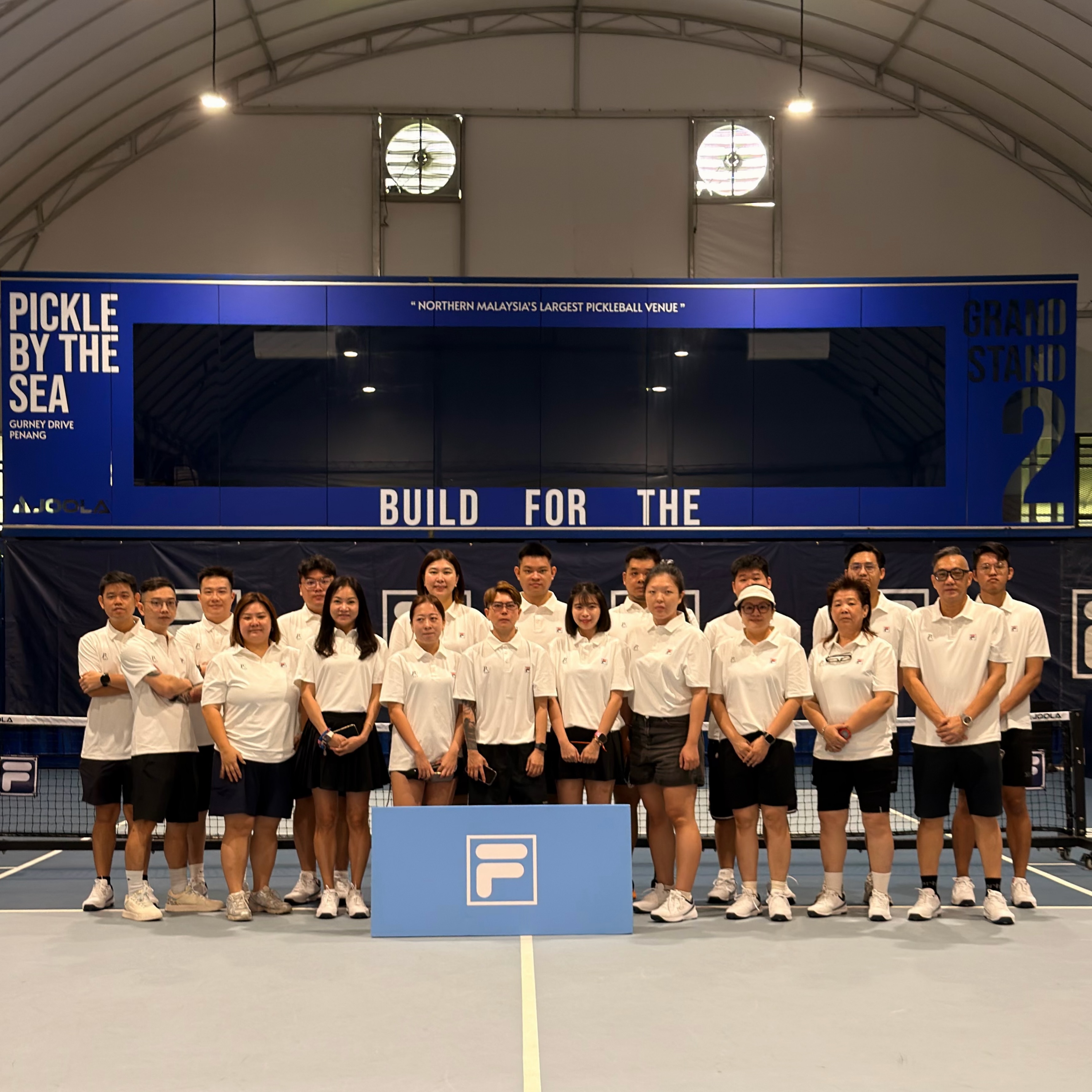 PxRef's officiating team at FILA Country Club's Grand Stand 2 court, Pickle by the Sea, Penang