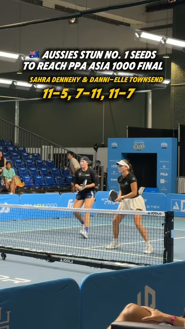 Aussies stun No. 1 seeds to reach the PPA Asia 1000 final