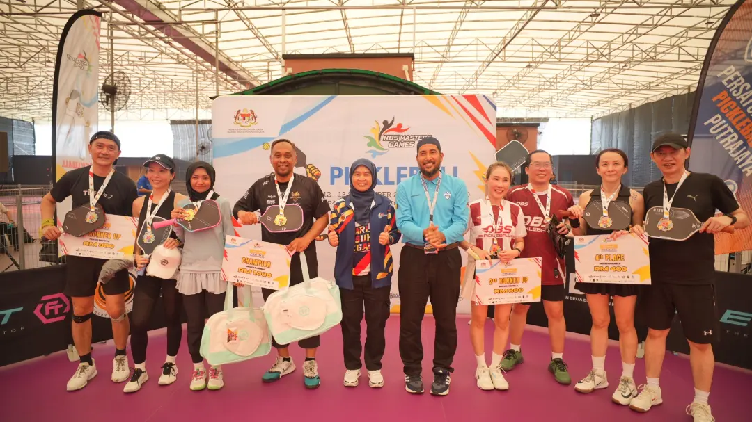 KBS Masters Games Pickleball 2026 podium