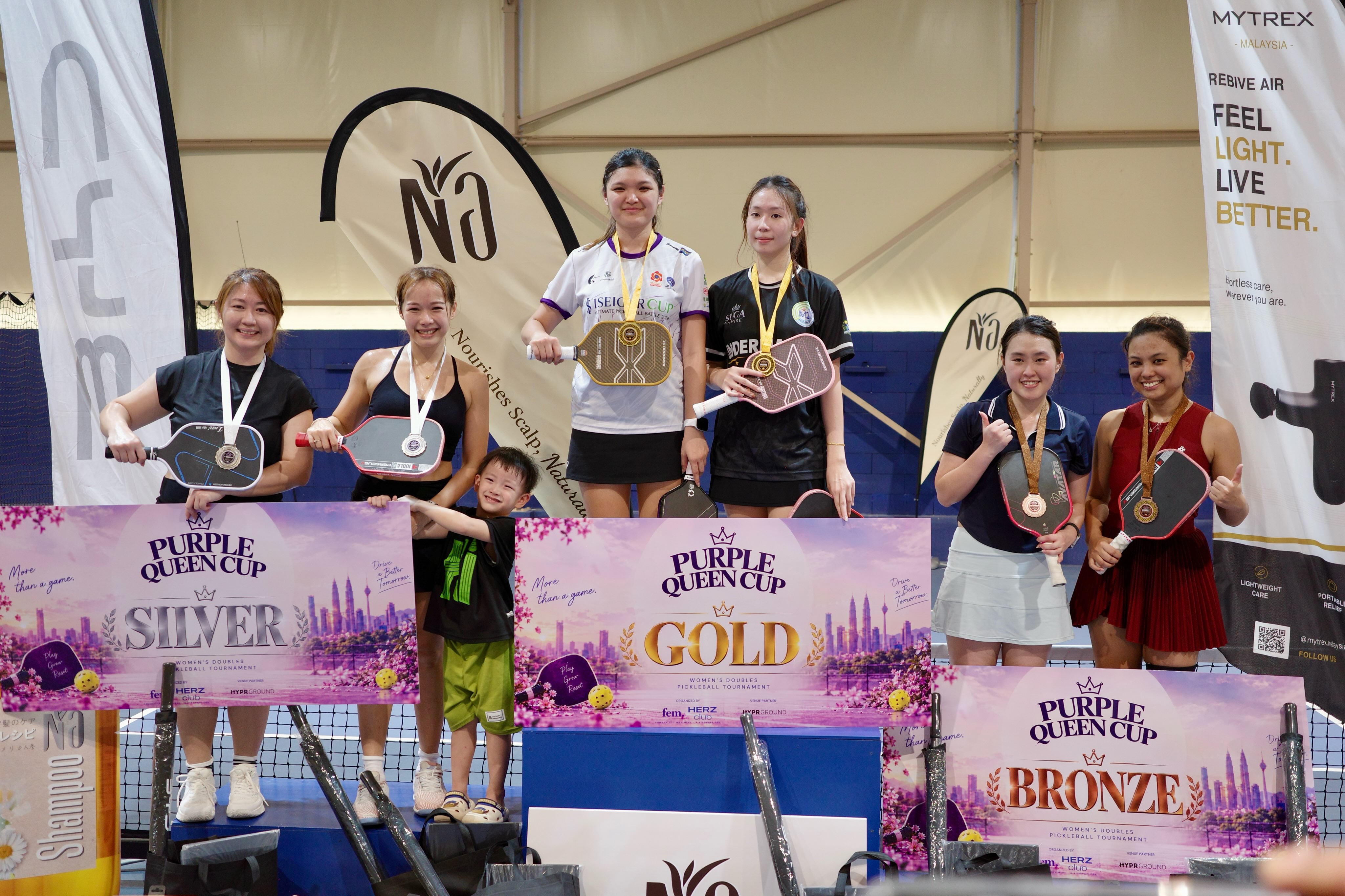 Purple Queen Cup 2.0 podium