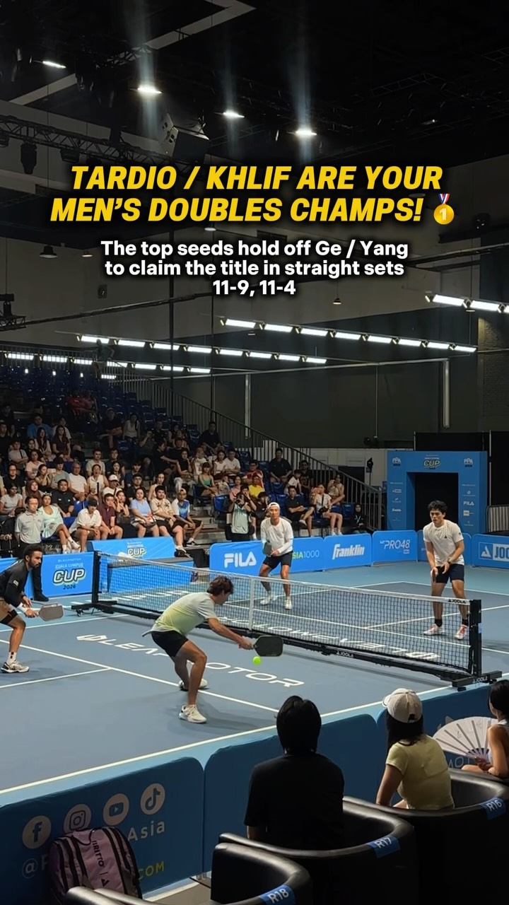 Gabe Tardio and Noe Khlif, Men's Doubles Champions