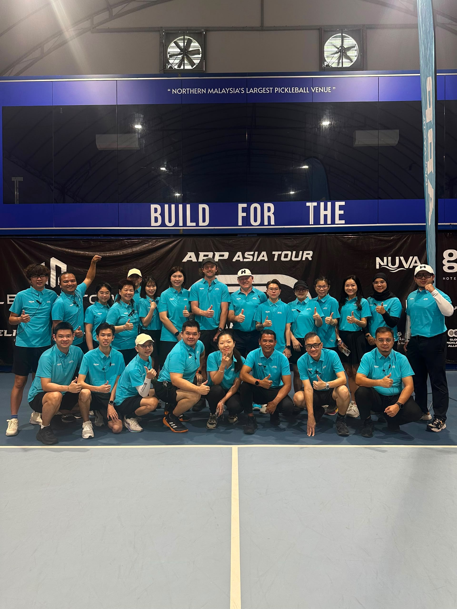 PX Ref's referee team at an APP Asia Tour event