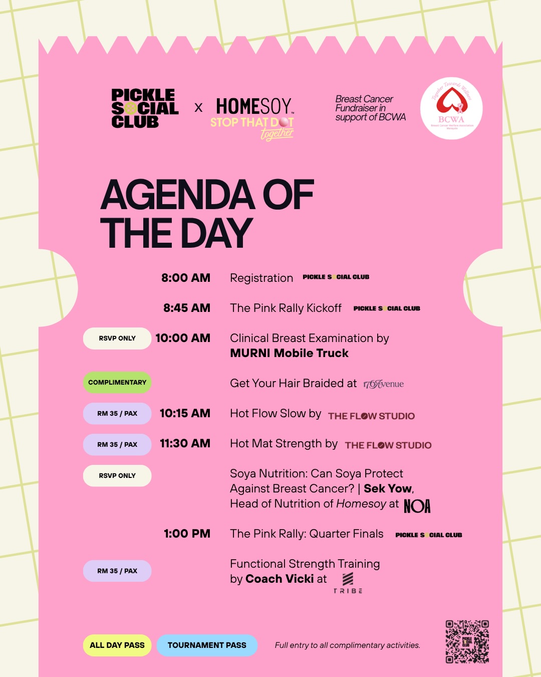 Every Rally Counts agenda page one
