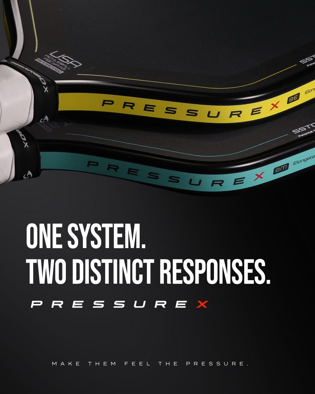 Gearbox Pressure X 8E and 8M paddles with the line One System. Two Distinct Responses.